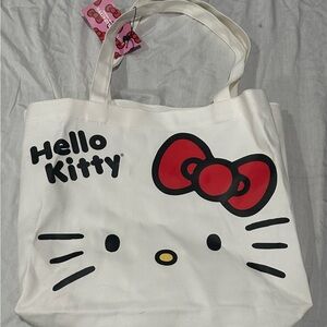 Hello Kitty White Tote Bag